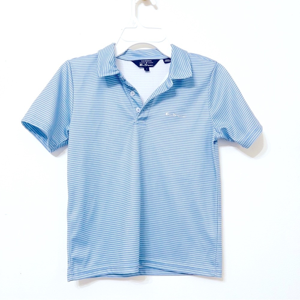 🤍Ben Sherman Blue Striped boy Shirt